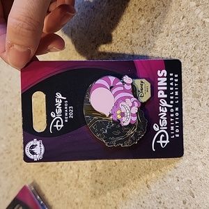 Cheshire cat pin